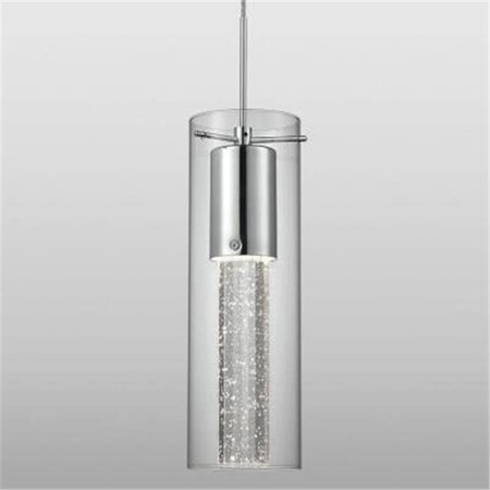 Radionic Hi-Tech Radionic Hi Tech KUZ_PEN_PD4401-CH_RHT 3.75 in. Auburn 1 Light Chrome LED Pendant KUZ_PEN_PD4401-CH_RHT